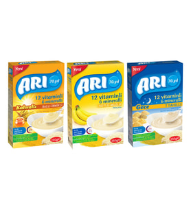 Arı Mama Pirinc Unu 250 gr 3 lu Karma Paket