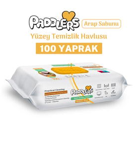 Paddlers Easy Clean Arap Sabun Katkılı Yüzey Temizlik Havlusu 100 Yaprak