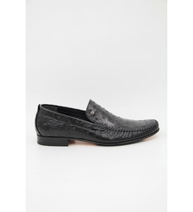 Oggi 013508 Kösele Erkek Klasik Ayakkabı - SİYAH