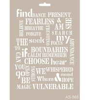 Cadence New Stencil Collection A4 AS-565 