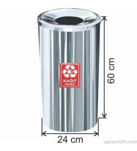 Garanti Metal 1801 Kağıt İçin Geri Dönüşüm Çöp Kovası (27 Litre)