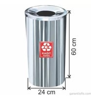 Garanti Metal 1801 Kağıt İçin Geri Dönüşüm Çöp Kovası (27 Litre)