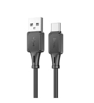HOCO X101 Assistant USB to Type-C 3A Hızlı Şarj ve Data Kablosu-(5775) - GLST6272-5314 (Siyah)