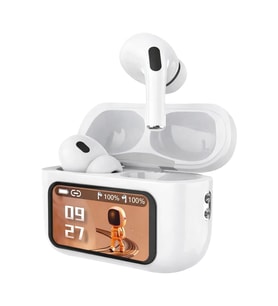 Apple iPhone 14 Plus Uyumlu AirPods Pro Ekranlı Bluetooth Kulaklık – Dokunmatik Ekran – Kablosuz