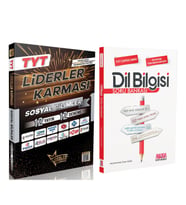 Liderler Karması TYT Sosyal Bilimler 12 Yayın 12 Deneme ve AKM Dil Bilgisi Soru Bankası Seti 2 Kitap