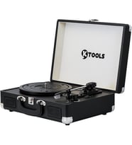PİKAP - KTOOLS Nostalgie K344 Siyah Bluetooth destekli