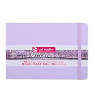 Talens Art Creation Sketchbook Sert Kapak Eskiz Defteri 140 gr 21x14,8 cm 80 yp PASTEL VIOLET 