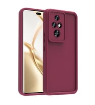 Honor 200 Pro Uyumlu Kılıf Kamera Korumalı Zore Ananas Kapak (Mürdüm)