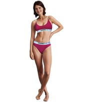 Yohannes Club, Kadın Pamuklu İç Çamaşırı Takımı ( Bralet- Lastik Kemerli Bikini), Renk Seçenekli (Pembe)