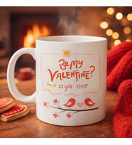 Northcity Be My Valentine Porselen Kupa - Sevgililer Günü İçin Tatlı Aşk Hediyesi