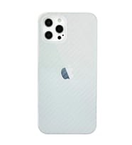 Newface Apple iPhone 12 Pro Max Kılıf Karbon PP Silikon - Şeffaf