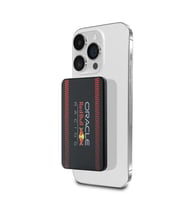Redbull Orjinal Lisanslı M-safe Şarj Özellikli Dijital LED Göstergeli Kırmızı Şeritli Powerbank 5000