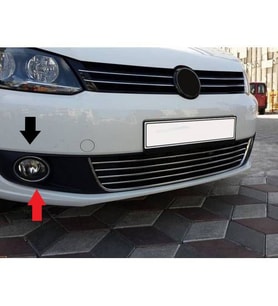 VOLKSWAGEN CADDY SİS FARI ÇERÇEVESİ KROM 2010 2011 2012 2013 2014