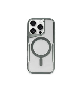Newface Apple iPhone 14 Pro Max Kılıf Boyi Magsafe Silikon Kapak - Yeşil