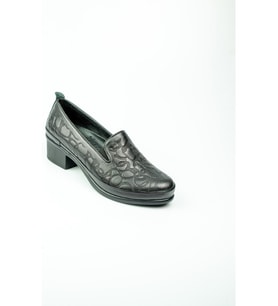 Castle Black 24604 Kadın Hakiki Deri Casual Ayakkabı (Siyah)
