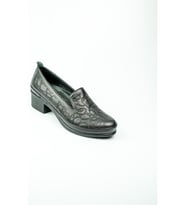 Castle Black 24604 Kadın Hakiki Deri Casual Ayakkabı (Siyah)