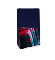 iPad Pro 12.9 inç (2022) Uyumlu Fuchsia İntelligent Tablet  Kılıfı (Lacivert)