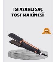Tost Model Saç Şekillendirici Hızlı Isınan Isı Ayarlı