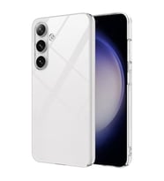 Coverzone Galaxy S25 ile uyumlu K?l?f Z-Droga Kapak ?effaf P�r�zs�z Y�zey Kamera �?k?nt?l? Koruma Galaxy S25 i�in ?effaf Sert K?l?f