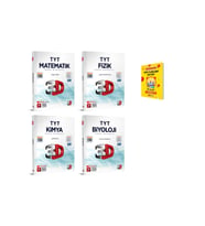 TYT Matematik Fizik Kimya ve Biyoloji Soru Bankası 4lü Set