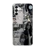 Samsung Galaxy A04S Uyumlu Lana Del Rey Desenli Şeffaf Telefon Kılıfı
