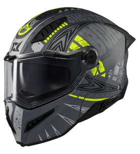 Ghostfighter SV Boho C3 Gri Motosiklet Çene Açılır Kask