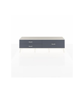 Arges TV Ünitesi 3 Çekmeceli  176x30x51 Antrasit-Aytaşı/Antrasit
