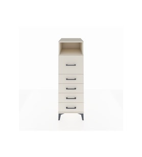 Kronos Dolap Tek Raflı 5 Çekmeceli 44x59x134 Aytaşı-Aytaşı