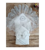 Puset Örtüsü Bebek Kundağı Unisex Bebek Dış Kundak Battaniyesi Hastane Çıkışı Kundak Battaniye