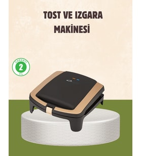 Tost Makinesi Isı Kontrollü 4 Dilim Kapasiteli