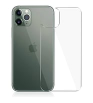 Apple iPhone 11 Pro Uyumlu Arka kapak Cam Telefon Arka Koruyucu Temperli Cam Düşmelerden Kirden Ultra Derece Korur (Şeffaf)