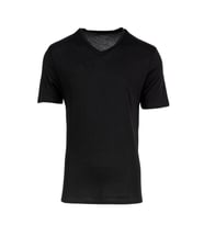 Bsm Erkek Supima Pamuk V Yaka T-shirt 41853 (Siyah)