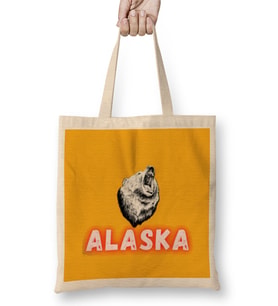 Alaska Love Gift Bez Çanta Uzun Saplı