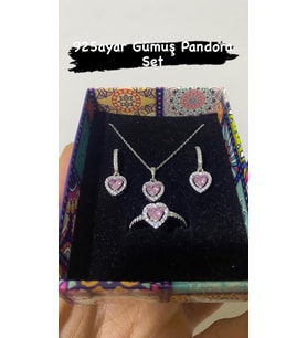 925ayar Gümüş Pandora Set - En Özel Hediye