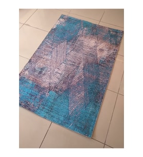 NORM HALI OTANTİK 50-043 MAVİ DOKUMA ŞÖNİL HALI 115X170 CM