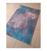 NORM HALI OTANTİK 50-043 MAVİ DOKUMA ŞÖNİL HALI 115X170 CM