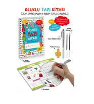 OLUKLU YAZI KİTABI (ANETİL) UÇAN SİHİRLİ KALEM VE KALEM TUTUCULU