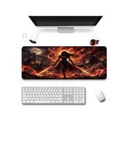 SonicTouch Klavye Mousepad 40x90cm Dikişsiz Pürüzsüz Sıvı Geçirmez Kaymaz Taban Kor Savaşçısı