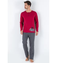 DoReMi Erkek Pijama Takımı (Bordo)