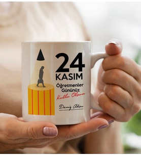 BK Gift Kişiye Özel Öğretmenler Günü Tasarımlı Beyaz Kupa Bardak - 7, Öğretmene Hediye, Öğretmenler Günü