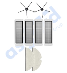 ROBOROCK  S50 – S55 –S5 MAX – S6 – S6 MAXV Uyumlu 2 Yan Fırça 4 Filtre 2 Mop PKT-iasgf0000705