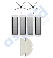 ROBOROCK  S50 – S55 –S5 MAX – S6 – S6 MAXV Uyumlu 2 Yan Fırça 4 Filtre 2 Mop PKT-iasgf0000705
