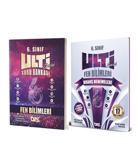 Ulti Yayınları 6.Sınıf Fen Bilimleri Soru Bankası ve Deneme Seti 2 Kitap