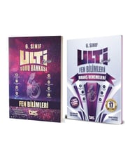 Ulti Yayınları 6.Sınıf Fen Bilimleri Soru Bankası ve Deneme Seti 2 Kitap