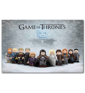 Cakatablo Game of Thrones House Stark Özel Minifigürler Görseli