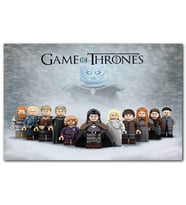 Cakatablo Game of Thrones House Stark Özel Minifigürler Görseli