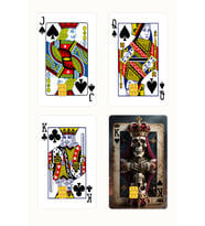 Kral Kraliçe Jack İskambil 4'lü Set Kredi/Banka Kart Kaplama Sticker