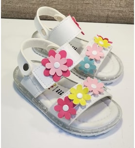 Wendy K45b Bebe Kız Sandalet (Beyaz)
