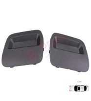 Renault Dacia Duster MK2 HM 2017-2023 511804555R için Ön Tampon Çeki Demiri Kapağı Seti Siyah