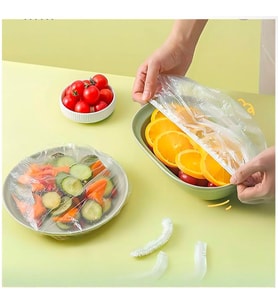 Lastikli Tencere Ve Tabak Bonesi 100 Adet (24cm)